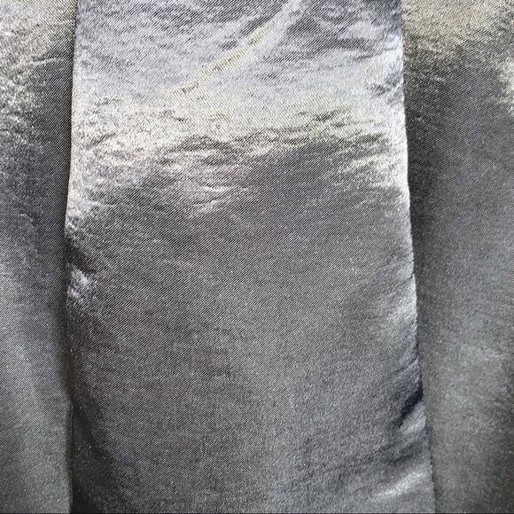 Reserved 38 black satin sleeveless knee length formal sheath dress size 8 - Picture 3 of 7